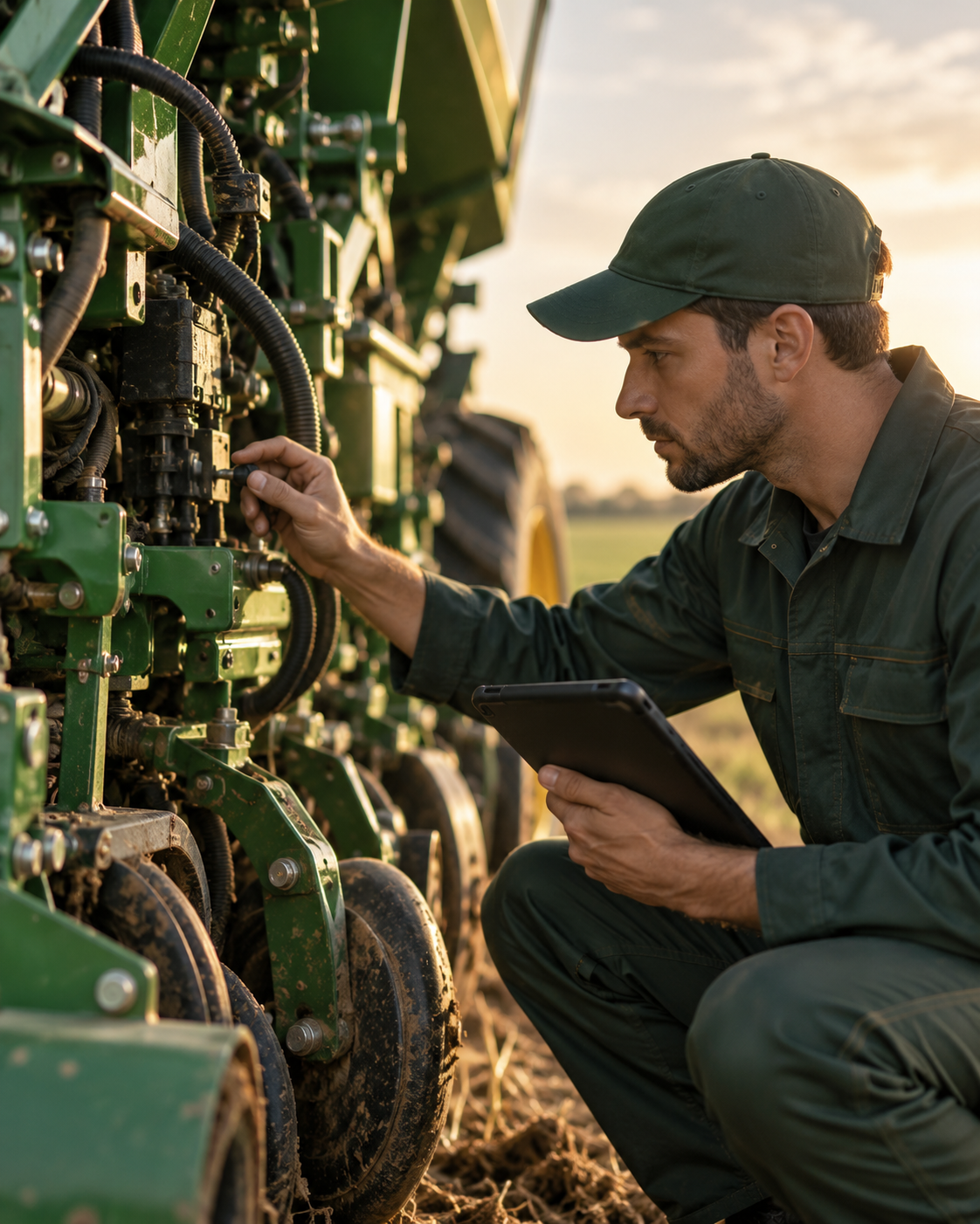 Diagnóstico de componentes de maquinaria agrícola